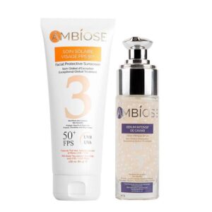 Ambiose, 1 Serum with Caviar Pearls 30 ml +1 Facial Sunscreen SPF 50 / 80 g