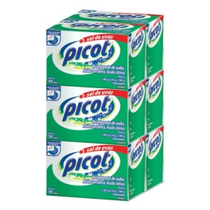 Picot Grape Salt Soda Bicarbonate, Tararic Acid, Citric Acid 6 pcs of 10 Sachets