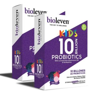 Bioleven Kids Probiotics 10 Billion 2 Boxes with 20 Tablets each