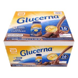 Glucerna Chocolate Flavor Box of 16 Containers of 237ml each