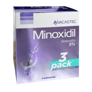 Anacastel Minoxidil 5% 3 pieces with 60 ml each