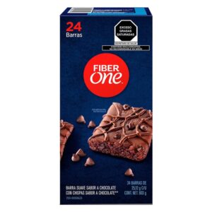 Fiber One Soft Brownie Style Bars with Chocolate Chips 24 pcs of 25 g