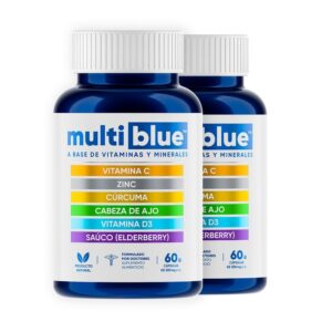 Multiblue Vitamin C 2 bottles of 60 capsules