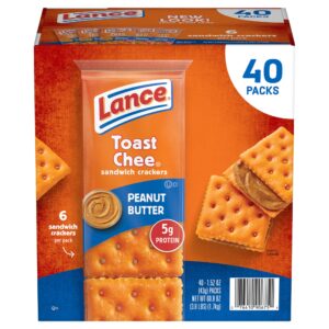 Lance Sandwich Crackers, Toastchee, 1.52 oz, 40-count