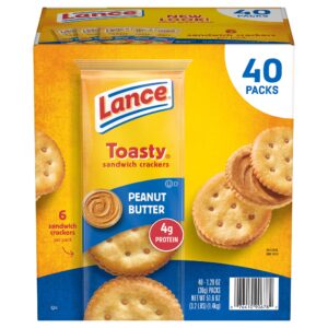 Lance Toasty Cracker Sandwiches, 1.29 oz, 40-count