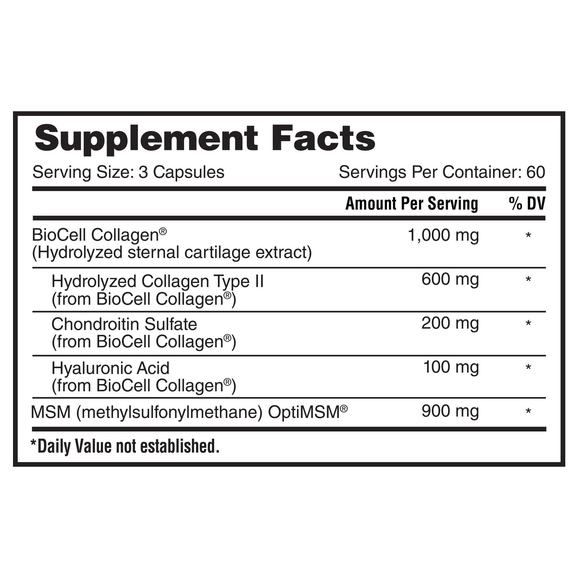 Nature's Lab Hyaluronic Acid with BioCell Collagen, 180 Capsules 2 Nature's Lab Hyaluronic Acid with BioCell Collagen, 180 Capsules - Image 2