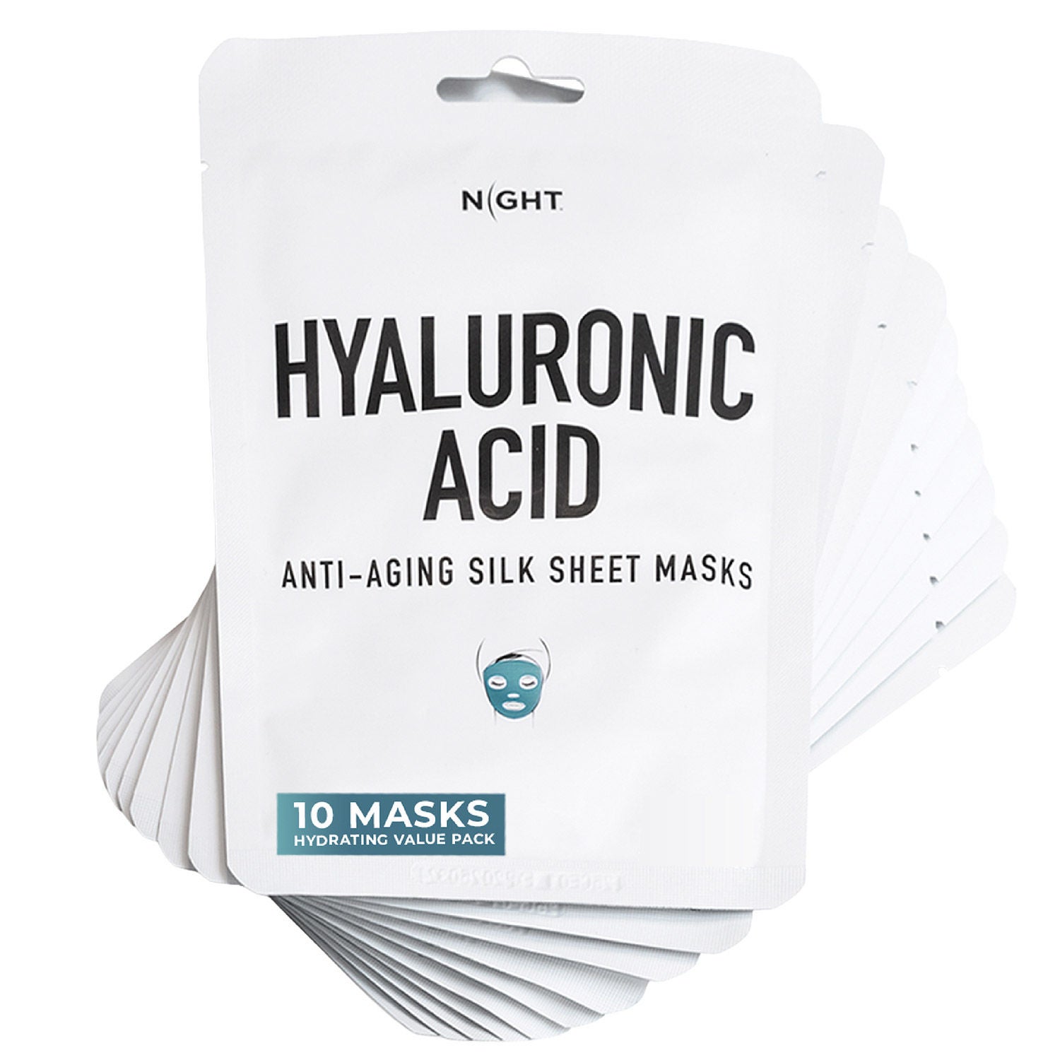 Discover NIGHT Hydrating Silk Hyaluronic Acid Sheet Mask 10-pack 1 Discover NIGHT Hydrating Silk Hyaluronic Acid Sheet Mask 10-pack