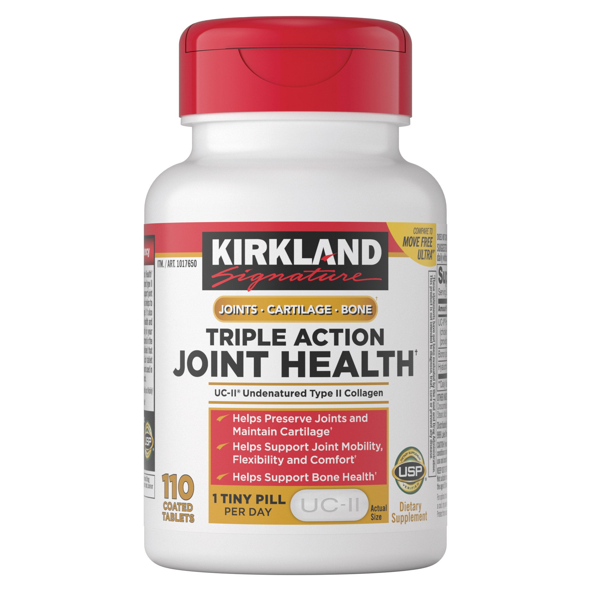 Kirkland Signature Triple Action Joint Health, 110 Coated Tablets 1 Kirkland Signature Triple Action Joint Health, 110 Coated Tablets
