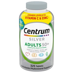 Centrum Silver Adults 50+ Multivitamin, 325 Tablets