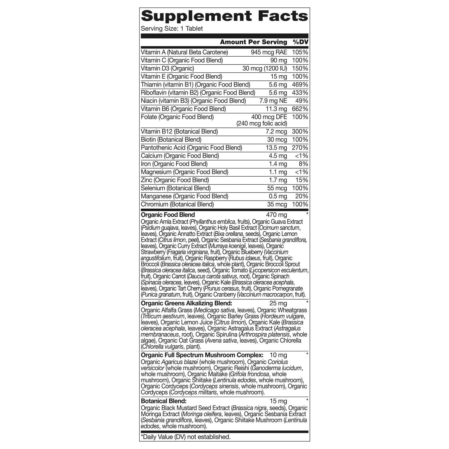 Kirkland Signature Usda Organic Multivitamin, 80 Coated Tablets 5 Kirkland Signature Usda Organic Multivitamin, 80 Coated Tablets - Image 5