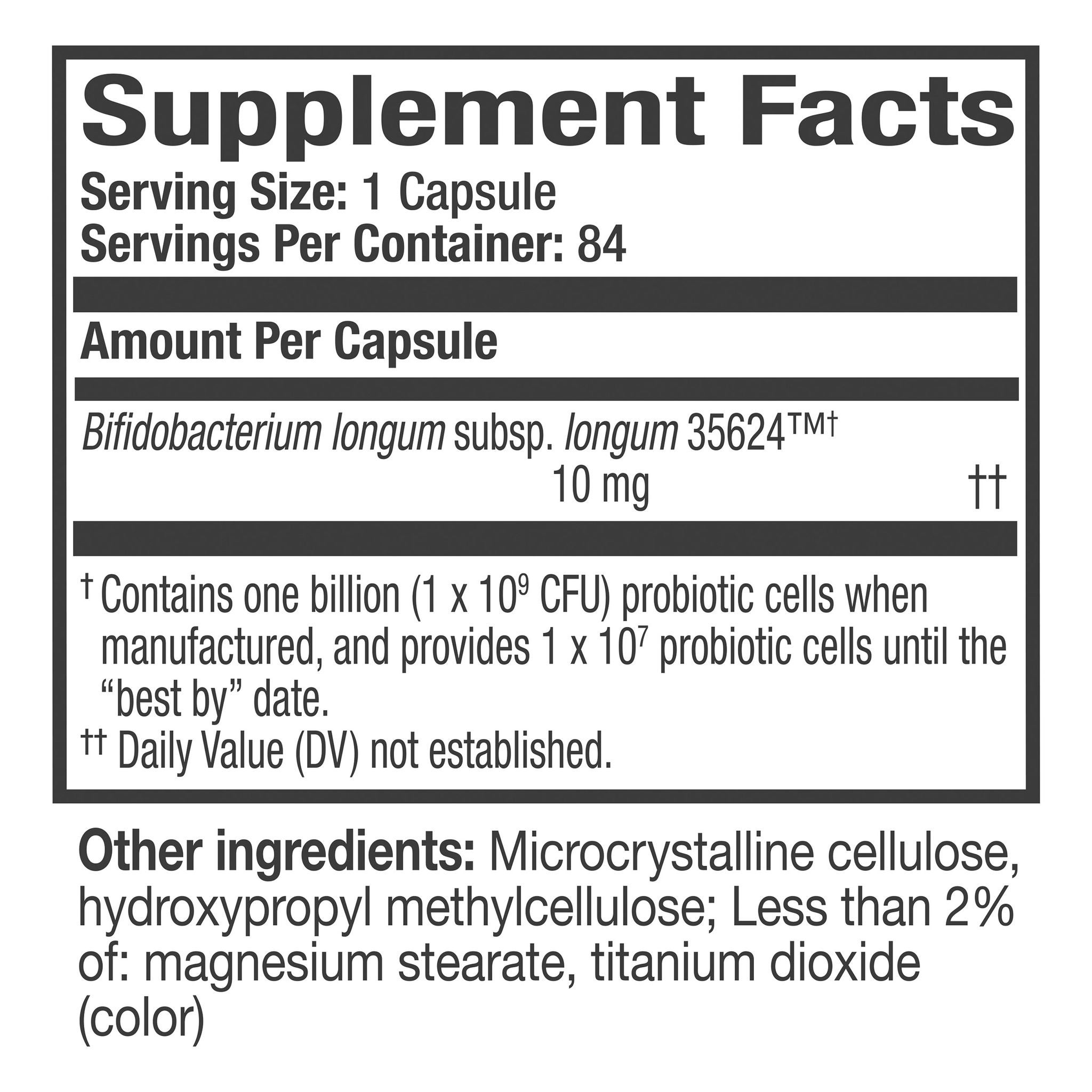 Align Daily Probiotic Supplement, 84 Capsules 4 Align Daily Probiotic Supplement, 84 Capsules - Image 4