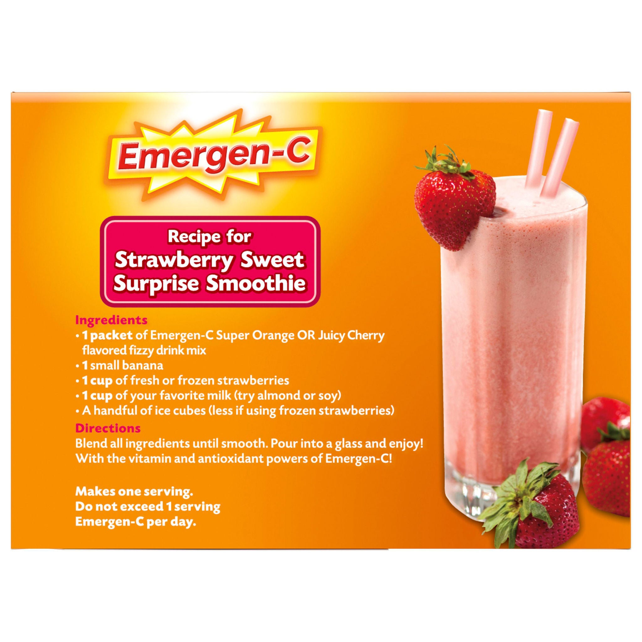 Emergen-C 1000 mg Vitamin C Daily Immune Support Variety Pack Drink Mix, 120 Packets 3 Emergen-C 1000 mg Vitamin C Daily Immune Support Variety Pack Drink Mix, 120 Packets - Image 3
