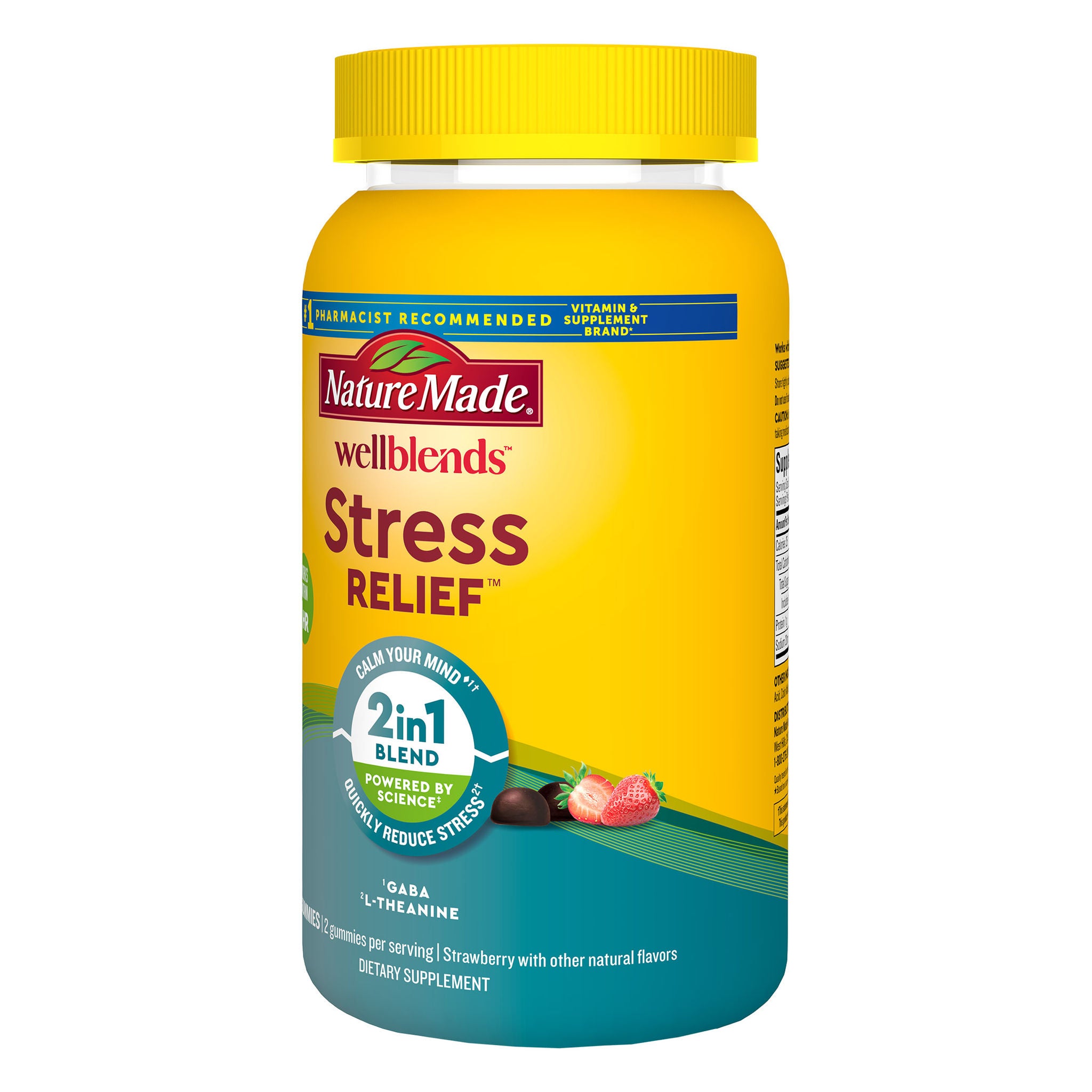 Nature Made Wellblends Stress Relief, 84 Gummies 2 Nature Made Wellblends Stress Relief, 84 Gummies - Image 2