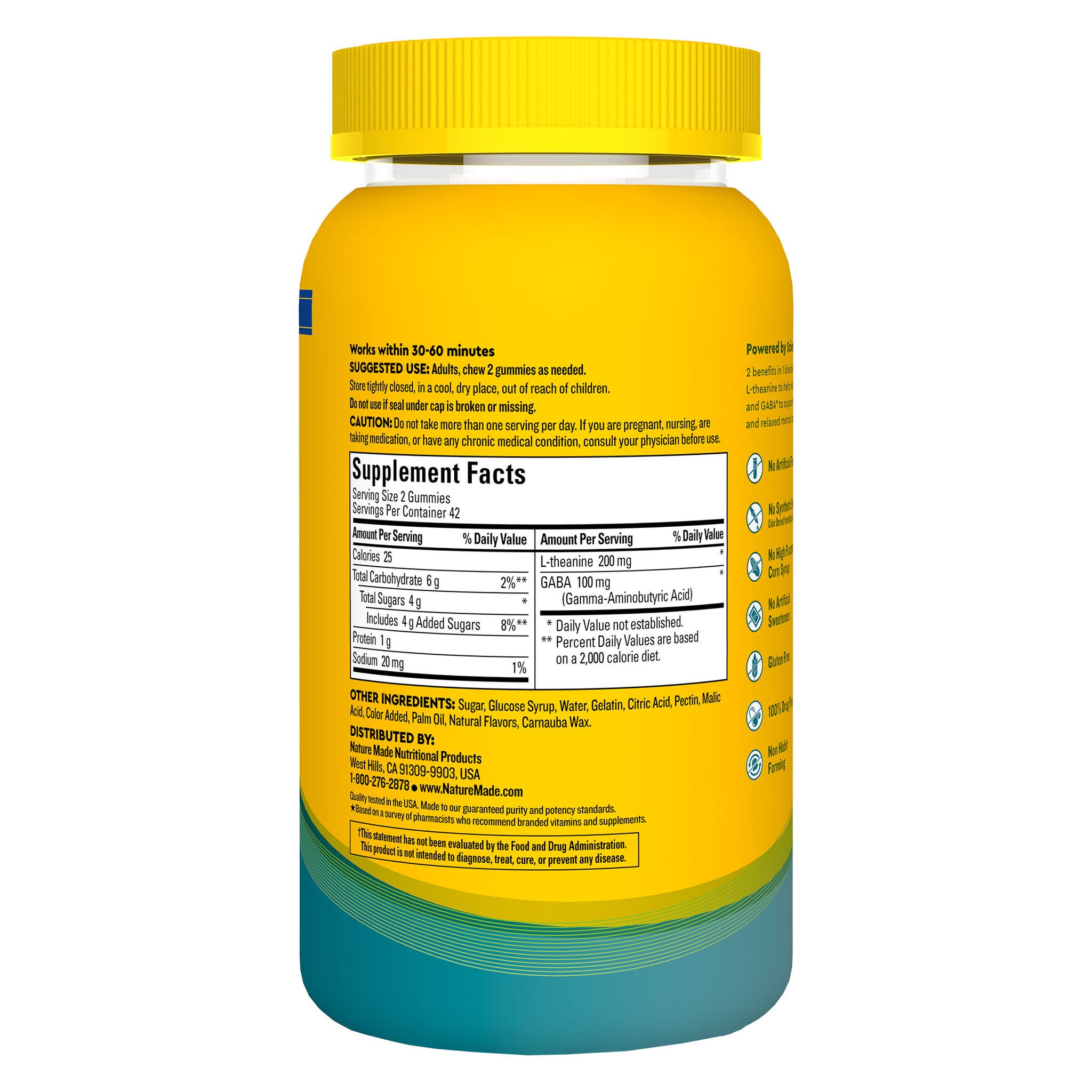Nature Made Wellblends Stress Relief, 84 Gummies 3 Nature Made Wellblends Stress Relief, 84 Gummies - Image 3