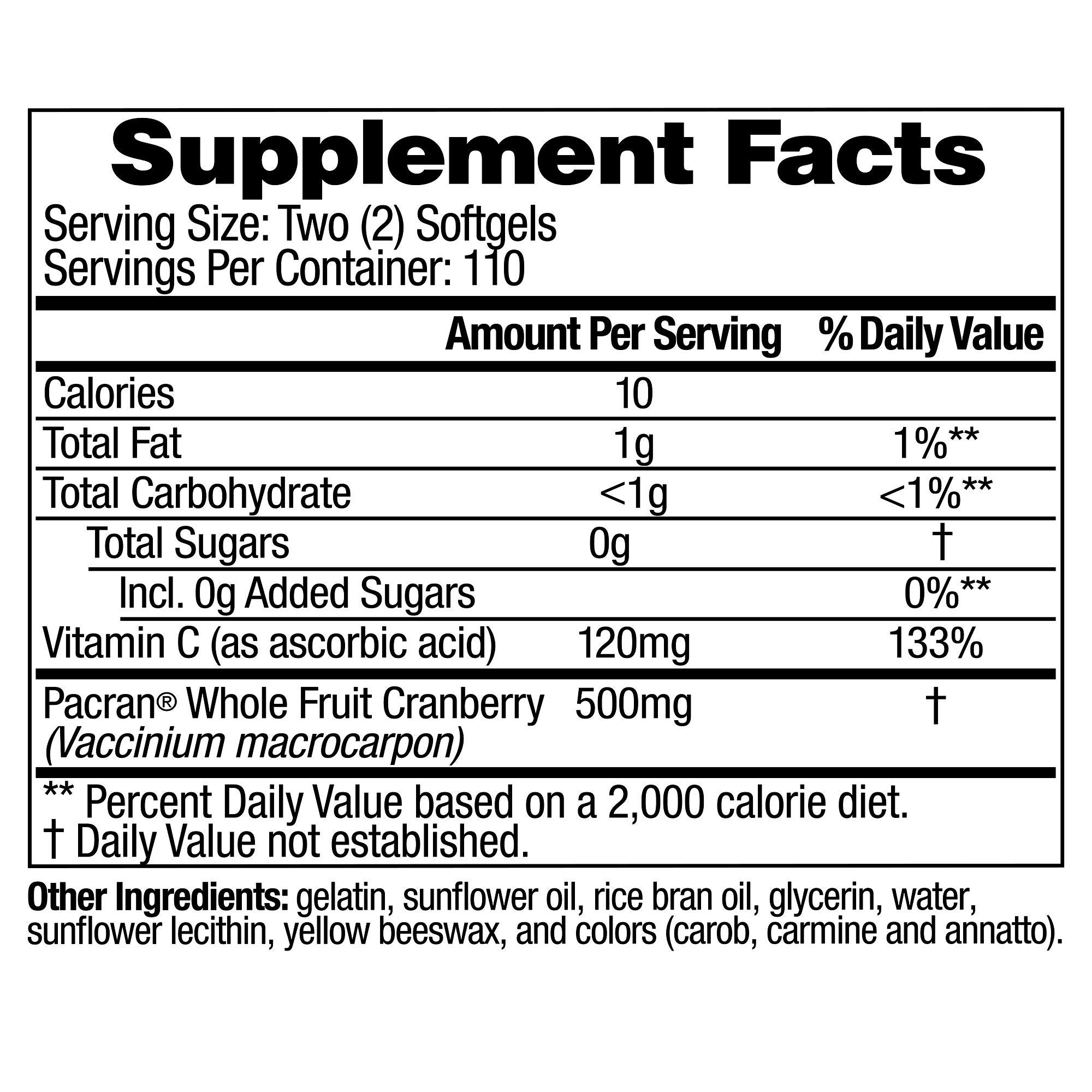 Azo Cranberry Urinary Tract Health 500 mg, 220 Softgels 5 Azo Cranberry Urinary Tract Health 500 mg, 220 Softgels - Image 5