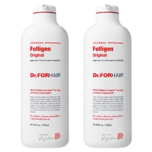 Dr.Forhair Folligen Original Shampoo, 25.36 fl oz, 2-pack