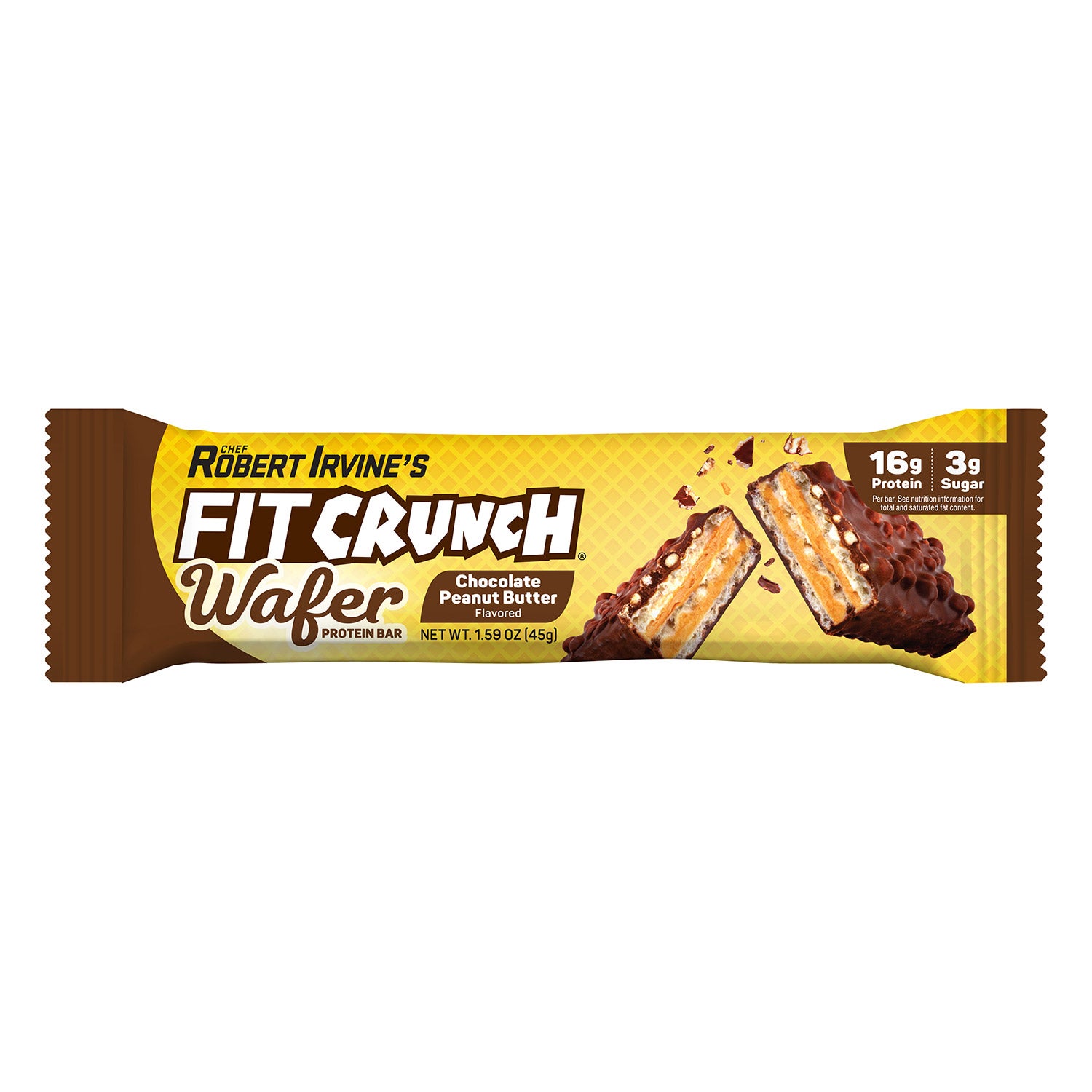 Fitcrunch Wafer Protein Bars, 16g Protein, Chocolate Peanut Butter, 1.59 oz, 18-count 5 Fitcrunch Wafer Protein Bars, 16g Protein, Chocolate Peanut Butter, 1.59 oz, 18-count - Image 5