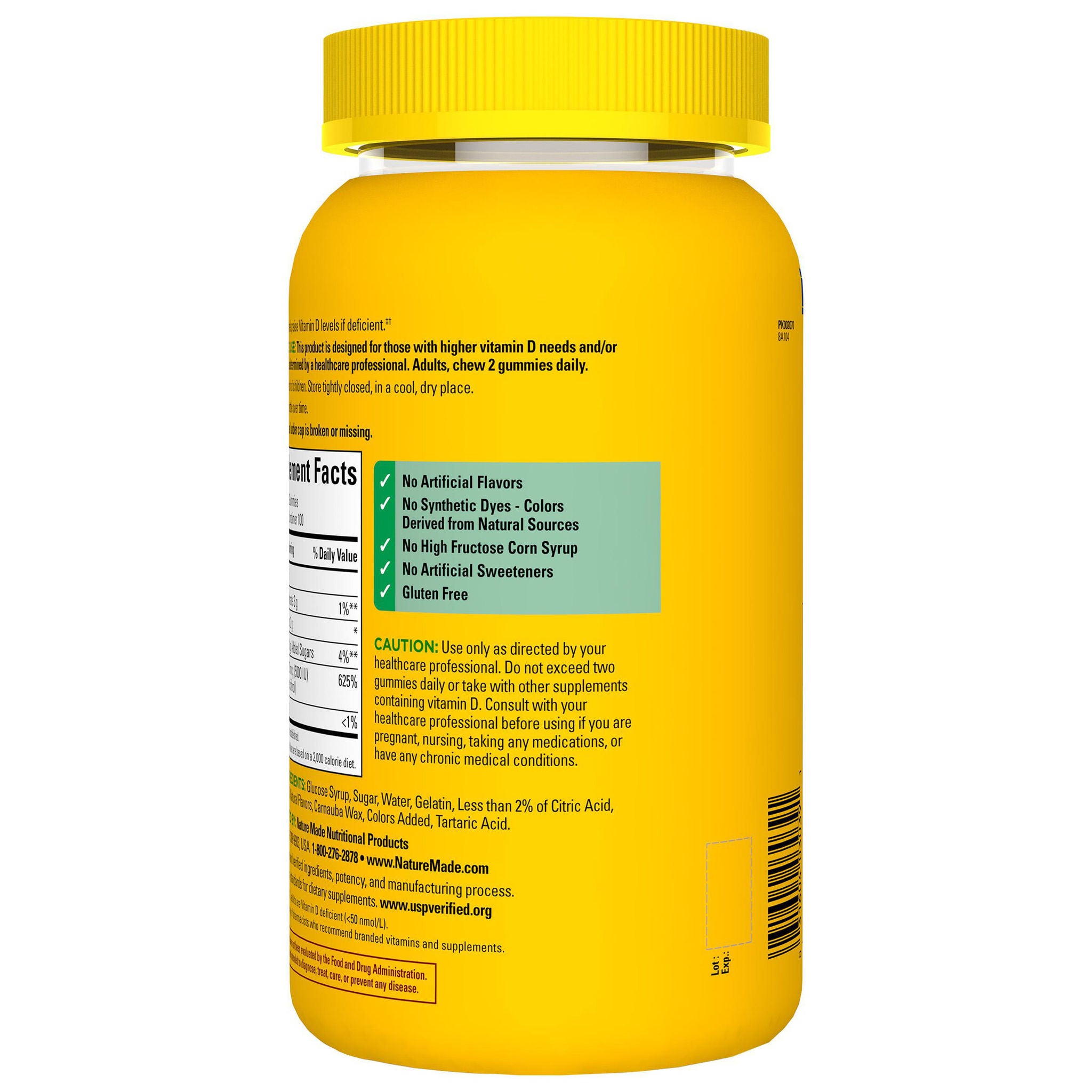 Nature Made Extra Strength Vitamin D3 125 Mcg, 200 Gummies 3 Nature Made Extra Strength Vitamin D3 125 Mcg, 200 Gummies - Image 3