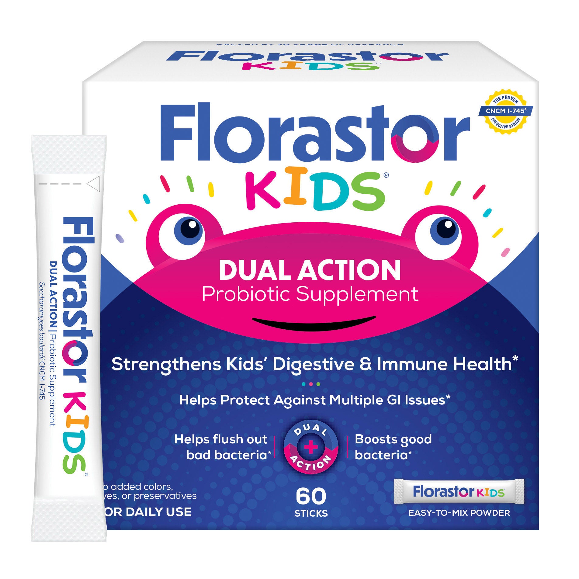 Florastor Kids Probiotic, 60 Sticks 2 Florastor Kids Probiotic, 60 Sticks - Image 2