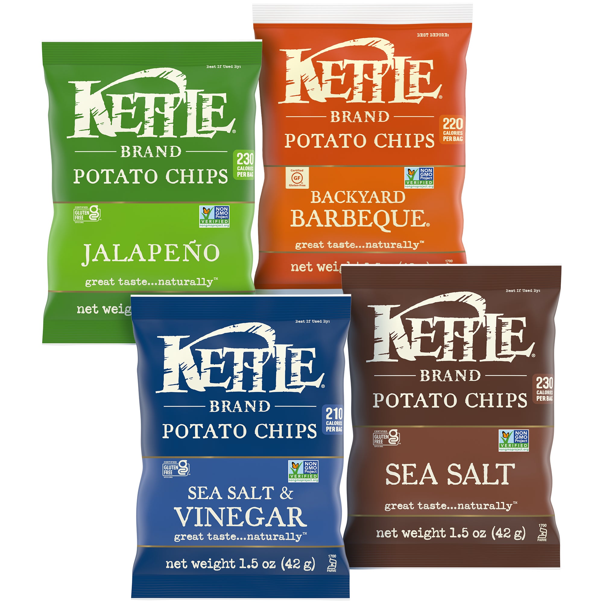 Kettle Brand Potato Chips, Variety Pack, 1.5 oz, 36-count 2 Kettle Brand Potato Chips, Variety Pack, 1.5 oz, 36-count - Image 2