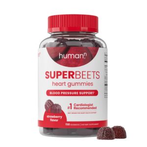 SuperBeets Heart Gummies, Strawberry, 150ct