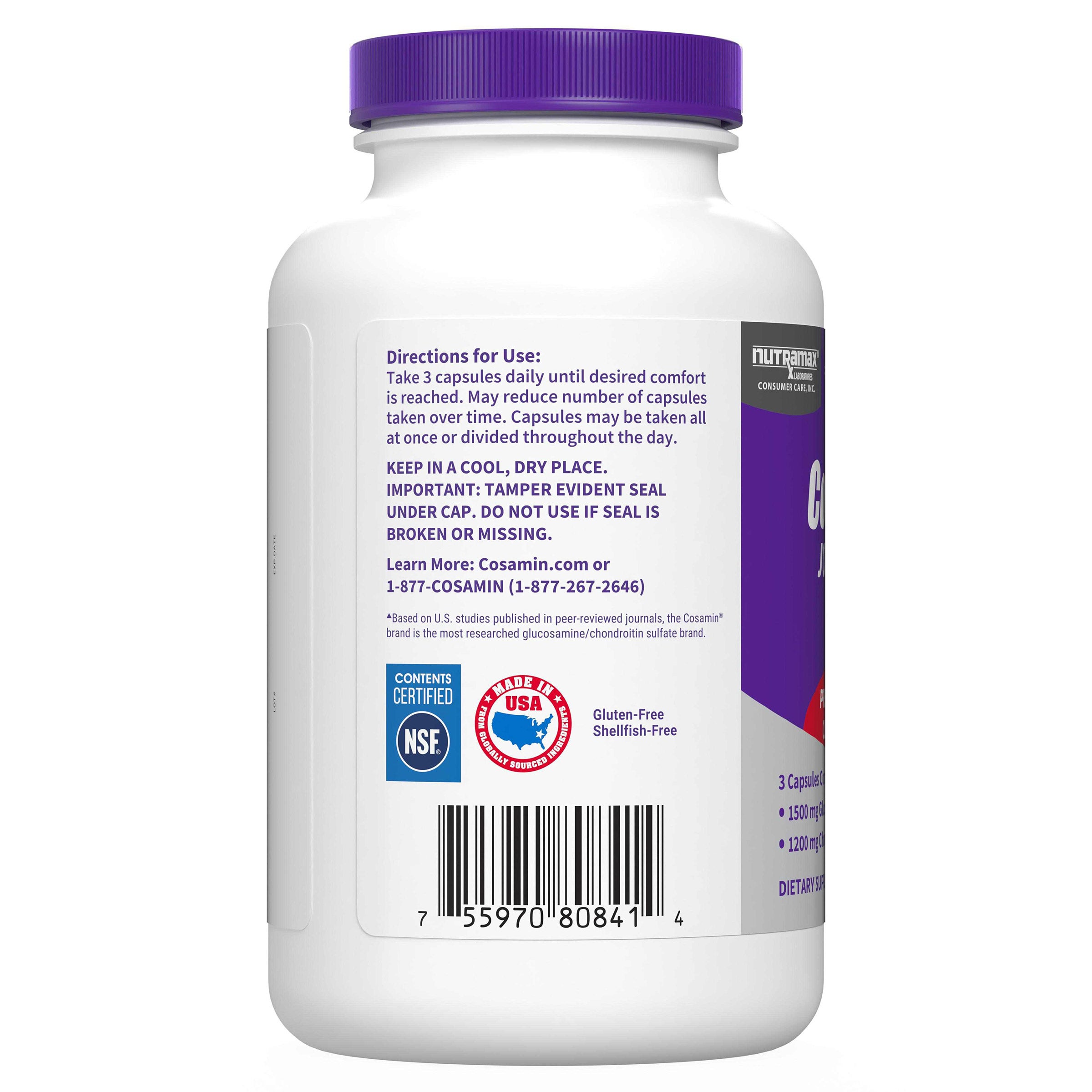 Cosamin ® Ds with Glucosamine & Chondroitin for Joint Health, 210 Capsules 2 Cosamin ® Ds with Glucosamine & Chondroitin for Joint Health, 210 Capsules - Image 2