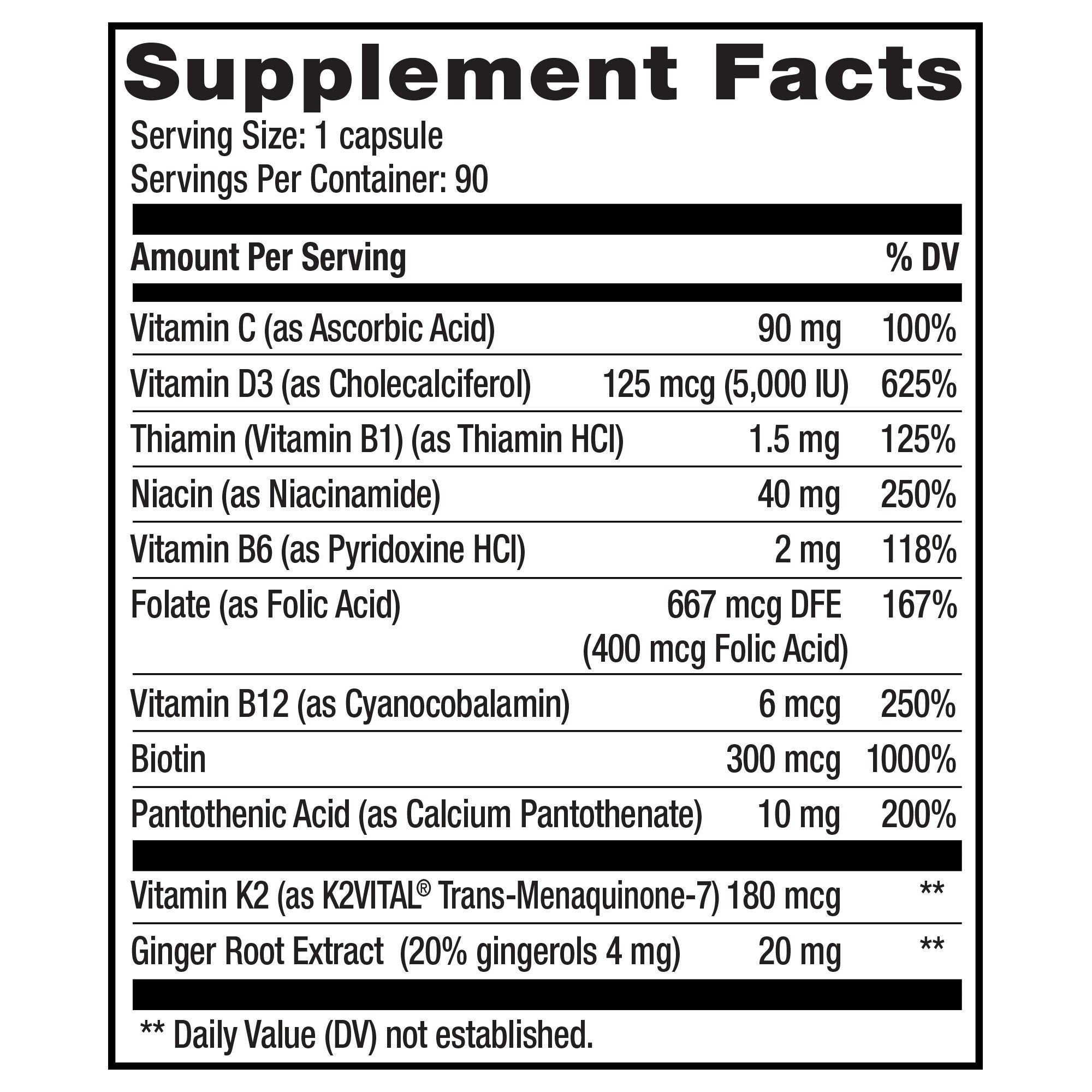 Weider Artery Health with Vitamin K2 Plus D3, 90 Veggie Caps 5 Weider Artery Health with Vitamin K2 Plus D3, 90 Veggie Caps - Image 5