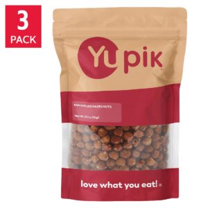 Yupik Raw Shelled Hazelnuts, 2.2 lbs, 3-pack