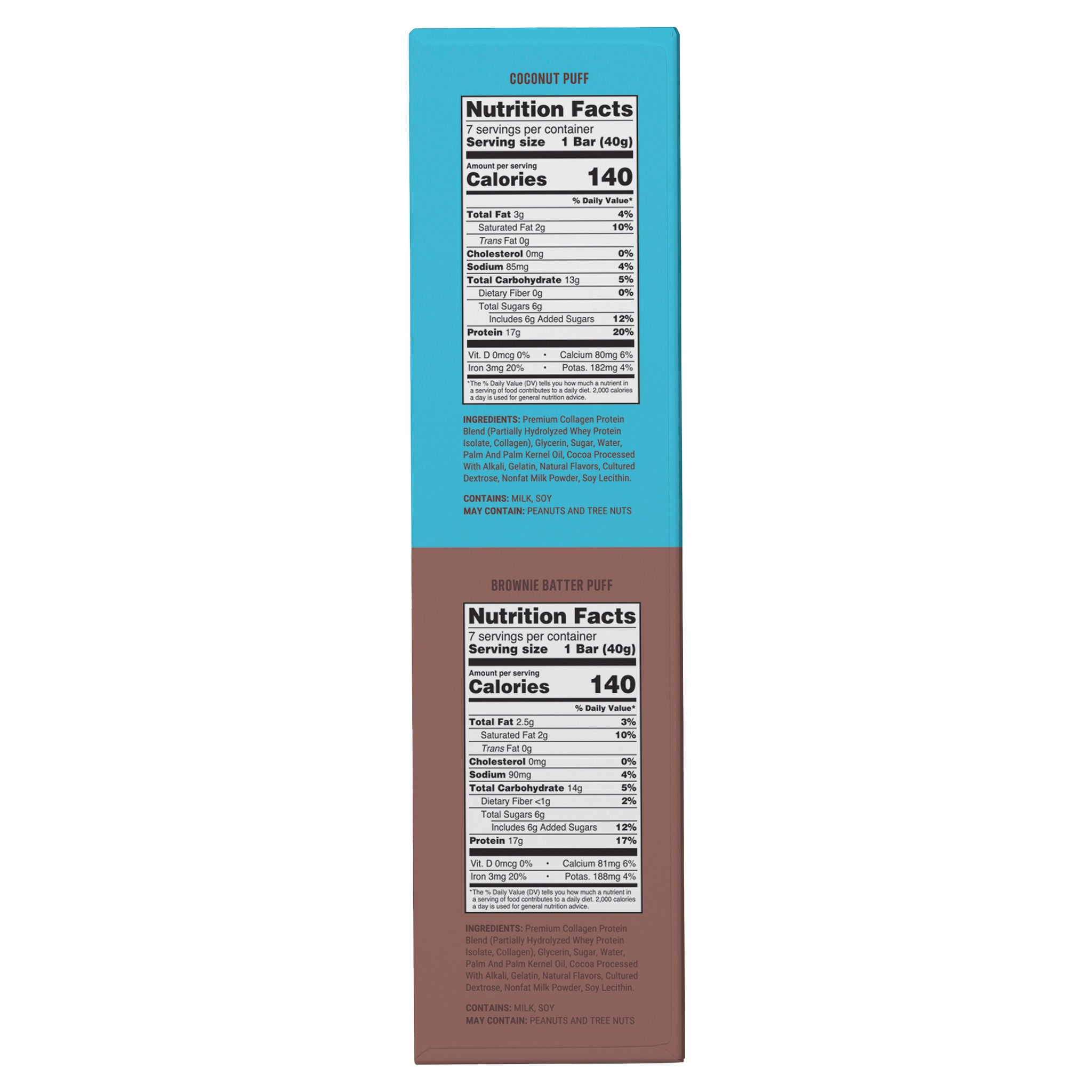 BUILT Puff Protein Bar, Variety Pack, 1.41 oz, 14-count 2 BUILT Puff Protein Bar, Variety Pack, 1.41 oz, 14-count - Image 2