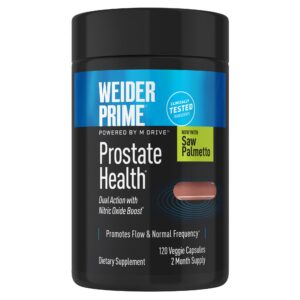 Weider Prime Prostate Health with Saw Palmetto, 120 Veggie Capsules