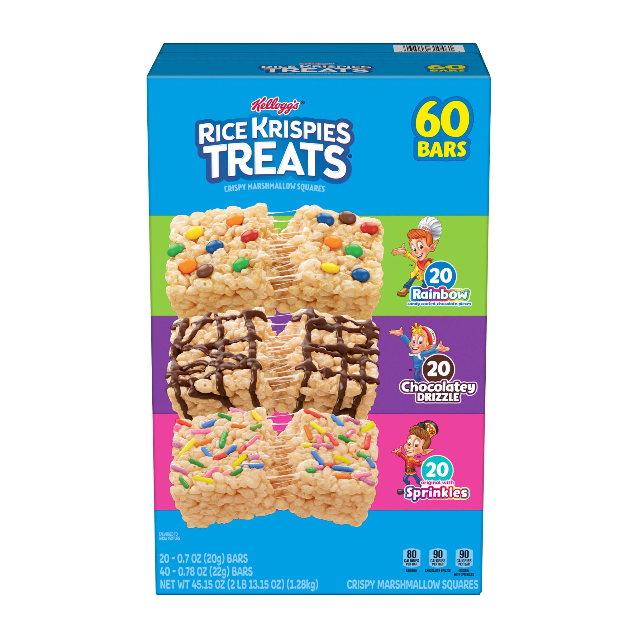 Kellogg's Rice Krispies Treats, Variety Pack, 60-count 1 Kellogg's Rice Krispies Treats, Variety Pack, 60-count