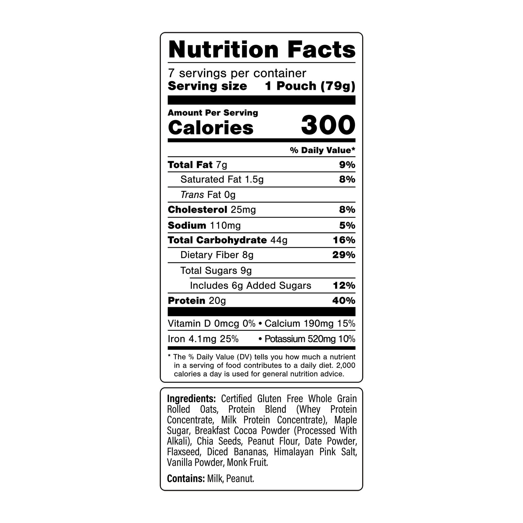 Oats Overnight Variety Pack, 20g Protein Shake, Cookies & Cream & Chocolate Peanut Butter Banana (14-pack + BlenderBottle) 4 Oats Overnight Variety Pack, 20g Protein Shake, Cookies & Cream & Chocolate Peanut Butter Banana (14-pack + BlenderBottle) - Image 4