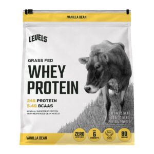 Levels Grass Fed Whey Protein, Vanilla Bean, 5.64 lbs
