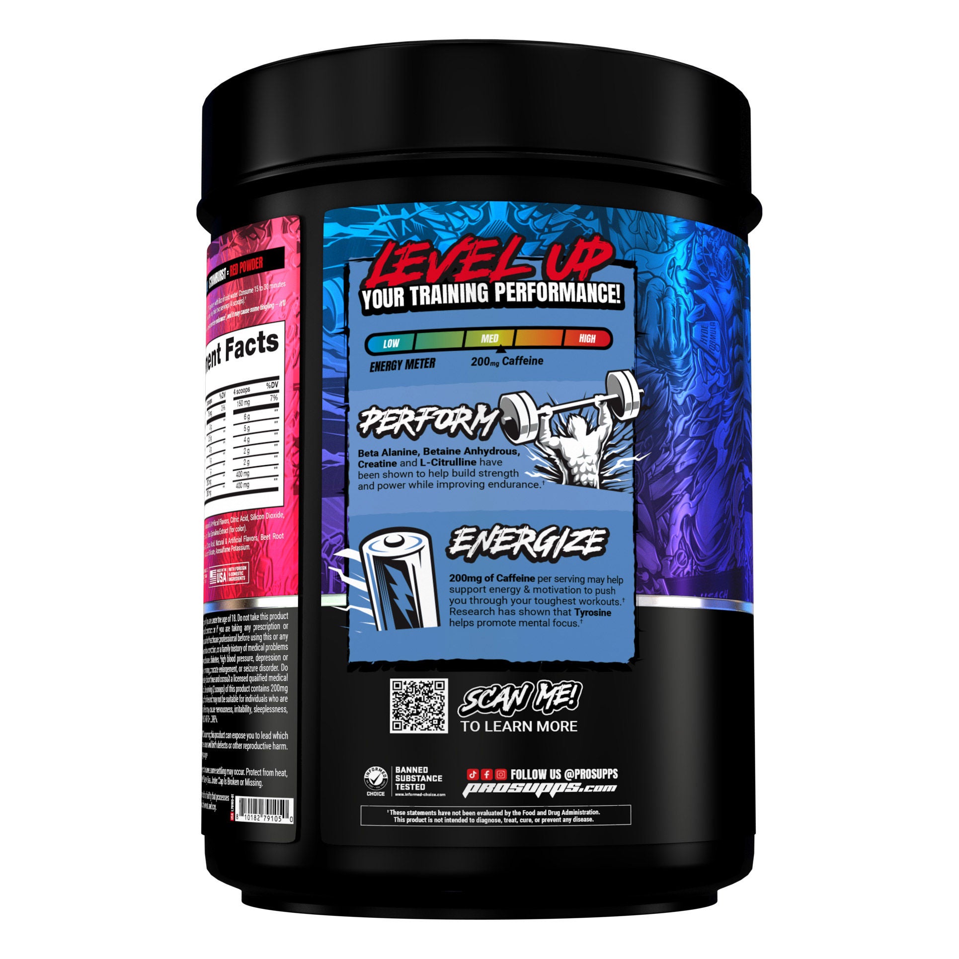 Mr. Hyde Signature Pre-Workout Multi-flavor with Creatine, 72 Servings 2 Mr. Hyde Signature Pre-Workout Multi-flavor with Creatine, 72 Servings - Image 2