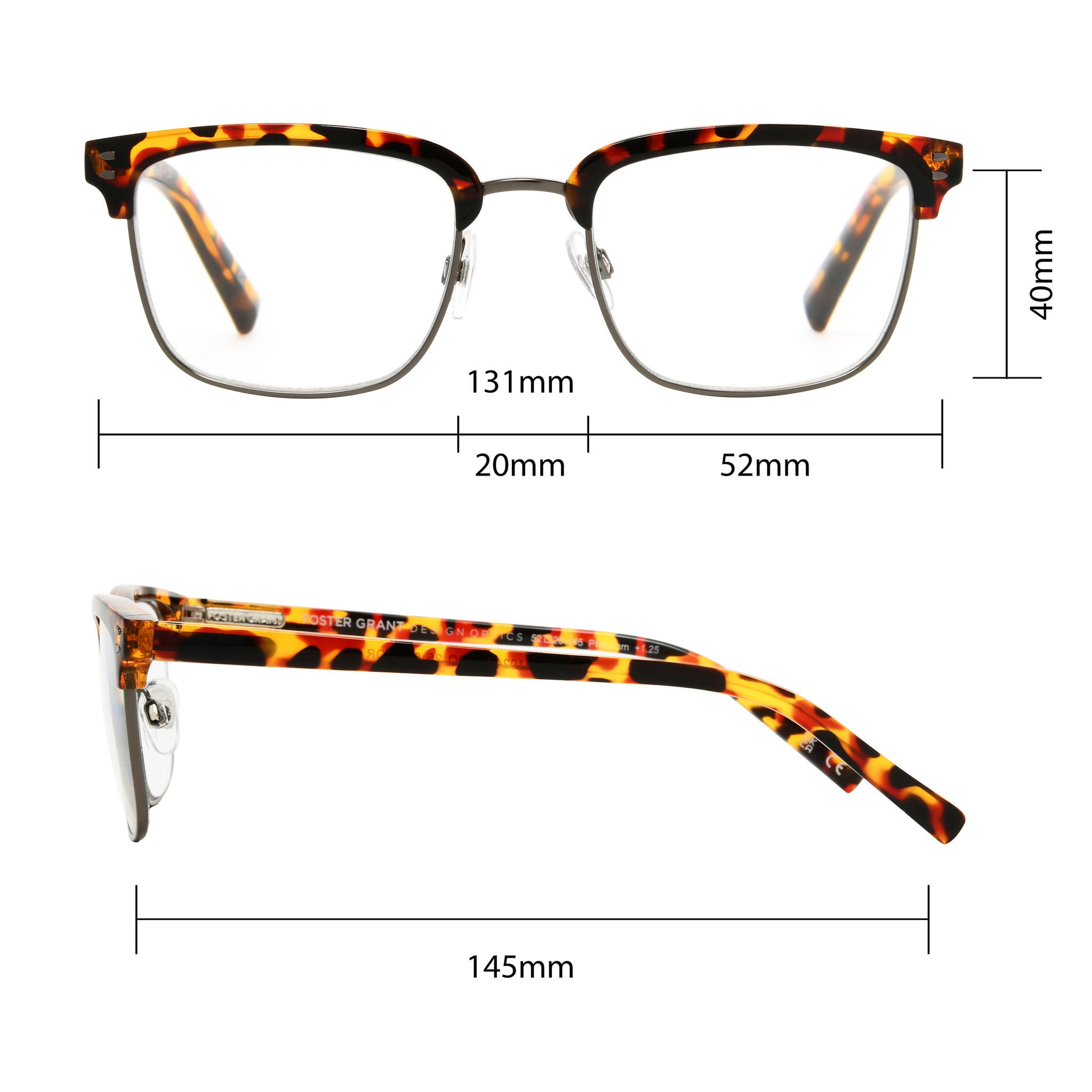 Design Optics by Foster Grant #814 Modern Club Reading Glasses, 3-pack 5 Design Optics by Foster Grant #814 Modern Club Reading Glasses, 3-pack - Image 5