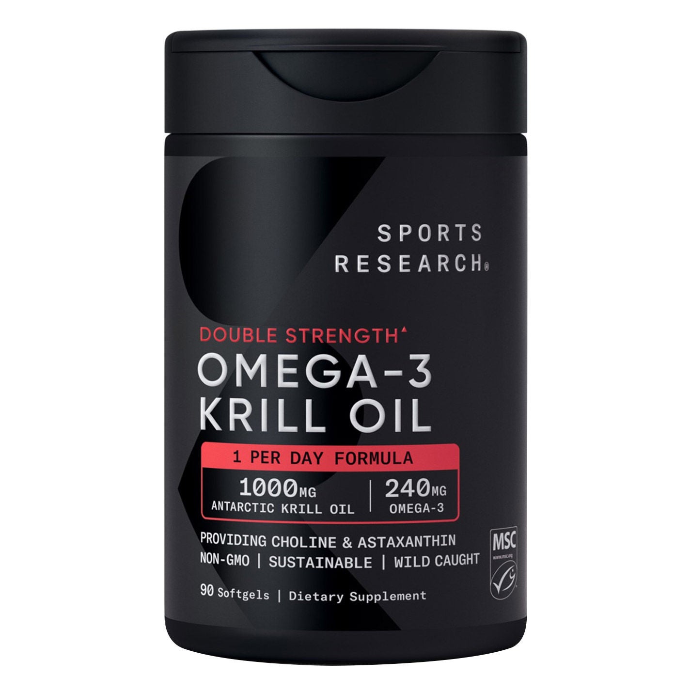 Sports Research Omega-3 Krill Oil Superba2 1000mg, 90ct Softgels 1 Sports Research Omega-3 Krill Oil Superba2 1000mg, 90ct Softgels