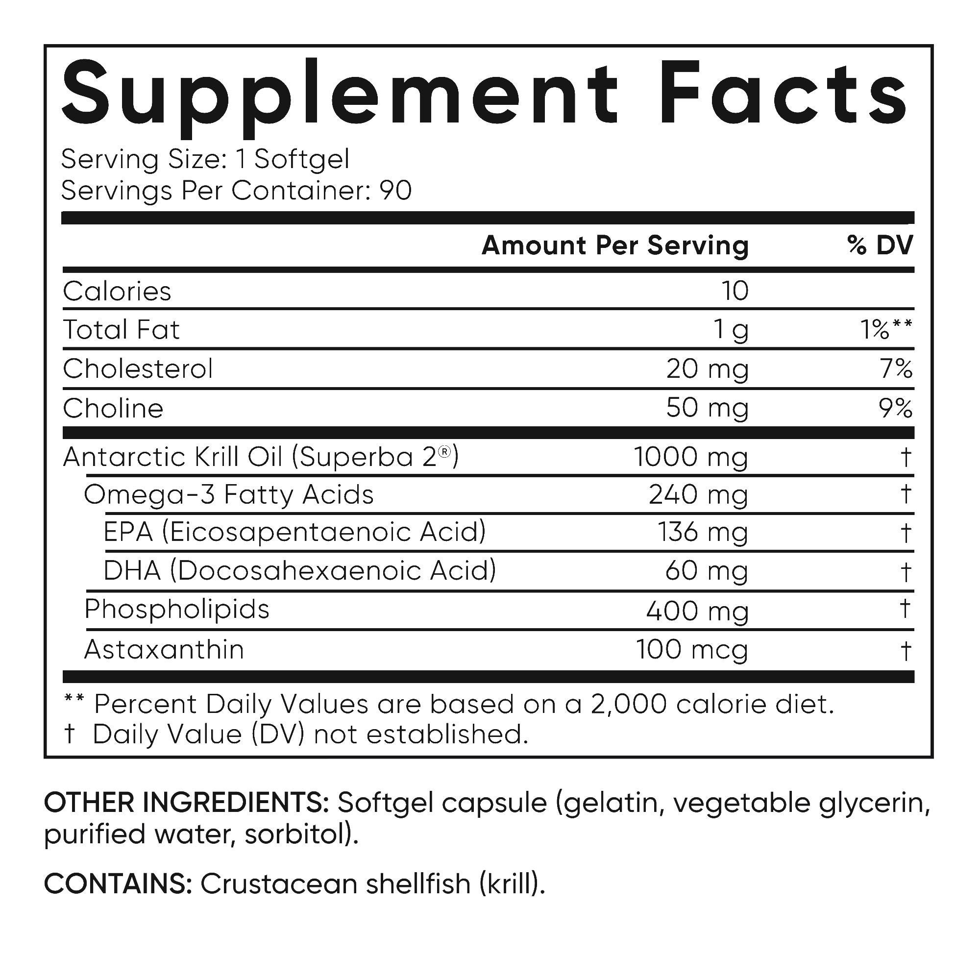 Sports Research Omega-3 Krill Oil Superba2 1000mg, 90ct Softgels 4 Sports Research Omega-3 Krill Oil Superba2 1000mg, 90ct Softgels - Image 4