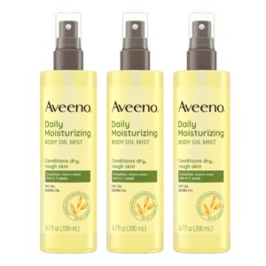 Aveeno Daily Moisturizing Oil Mist, 6.7 fl oz, 3-pack