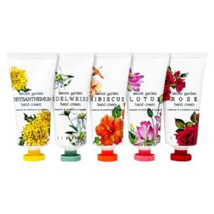 Jigott Secret Garden Hand Cream, 3.38 fl oz, 5-pack