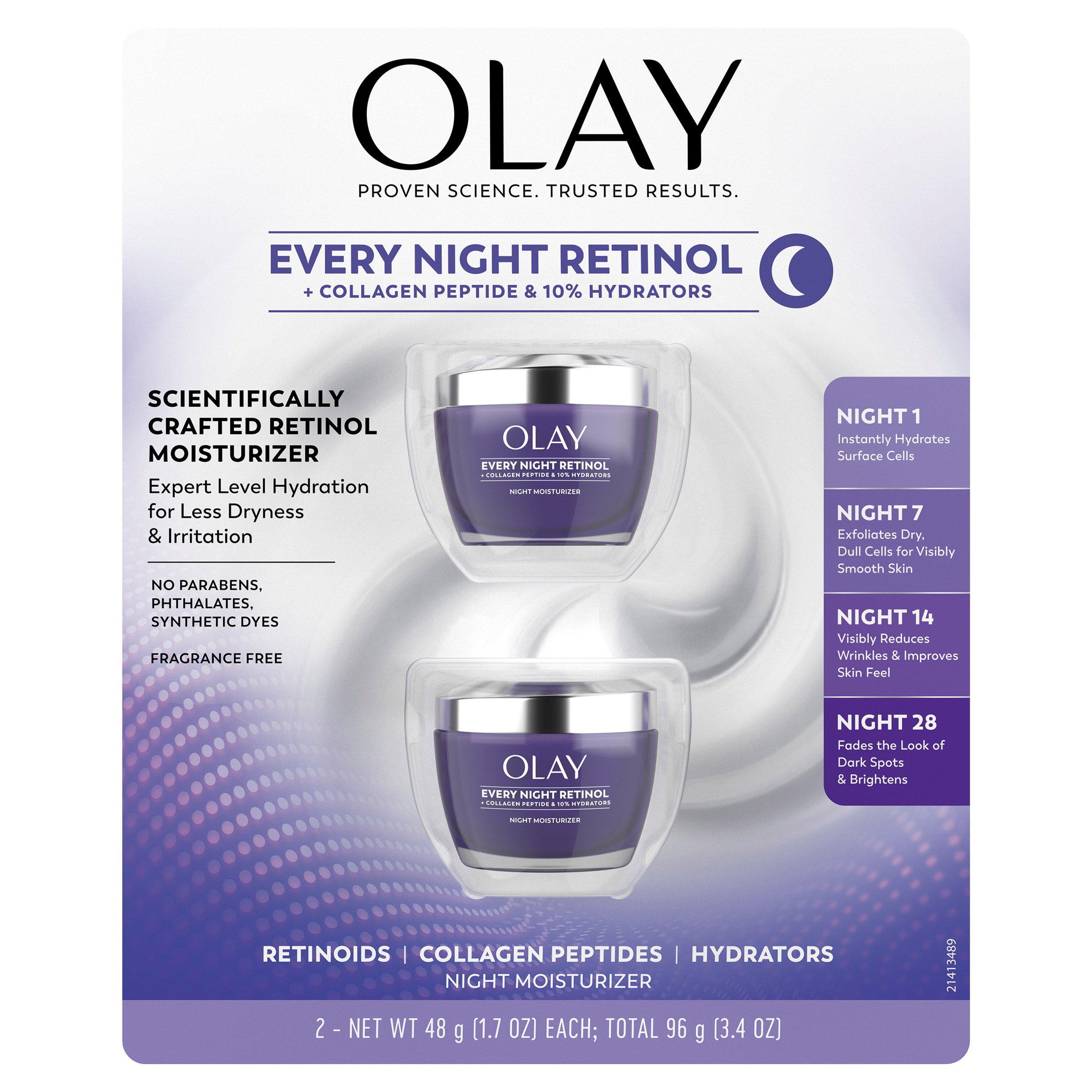 Olay Every Night Retinol, 1.7 oz, 2-pack 1 Olay Every Night Retinol, 1.7 oz, 2-pack