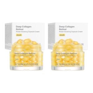 Sungboon Editor Deep Collagen Retinol Power Boosting Capsule Cream, 1.69 fl oz, 2-pack