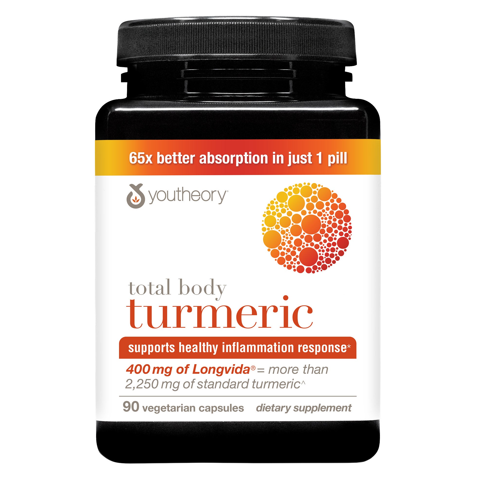Youtheory Total Body Turmeric, 90 Vegetarian Capsules 1 Youtheory Total Body Turmeric, 90 Vegetarian Capsules