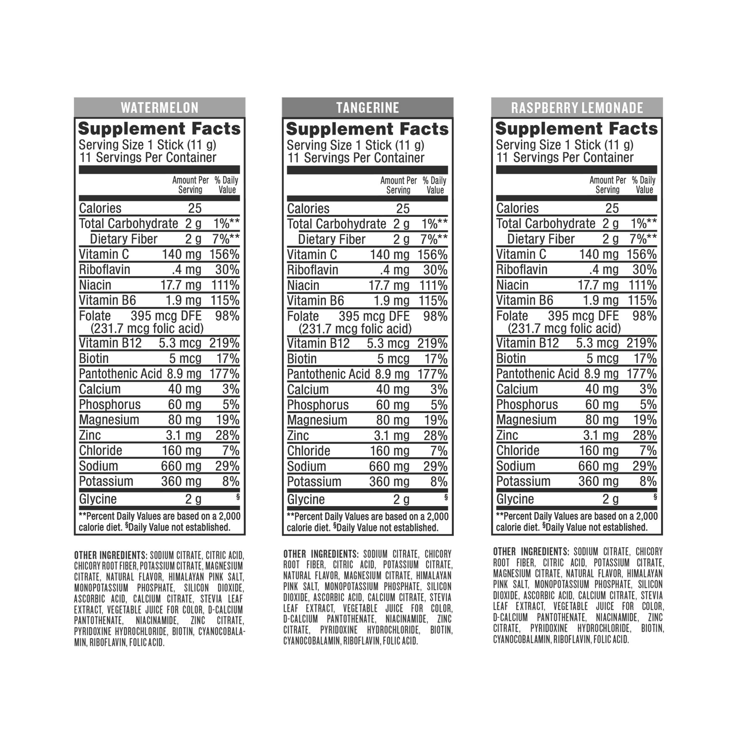 DripDrop Hydration Zero Sugar Plus, 33 Stick Packs in Resealable Pouch, Variety Pack 4 DripDrop Hydration Zero Sugar Plus, 33 Stick Packs in Resealable Pouch, Variety Pack - Image 4