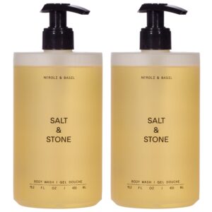 Salt & Stone Neroli & Basil Body Wash, 15.2 fl oz, 2-pack
