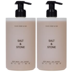 Salt & Stone Black Rose & Oud Body Wash, 15.2 fl oz, 2-pack