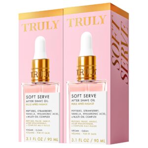 Truly Soft Serve After Shave Oil, 3.1 fl oz, 2-pack