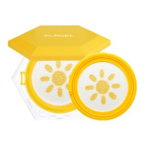 ELROEL Pang Pang Yellow Sun Cushion and Refill, .53 oz Set