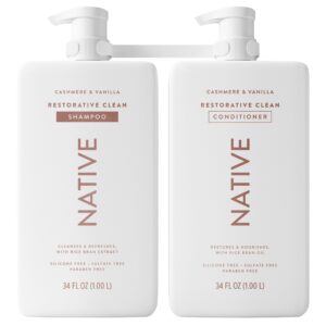 Native Cashmere & Vanilla Shampoo & Conditioner, 34 fl oz, 2-pack