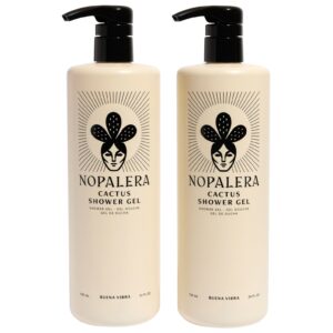 Nopalera Cactus Shower Gel, 24oz, 2-pack