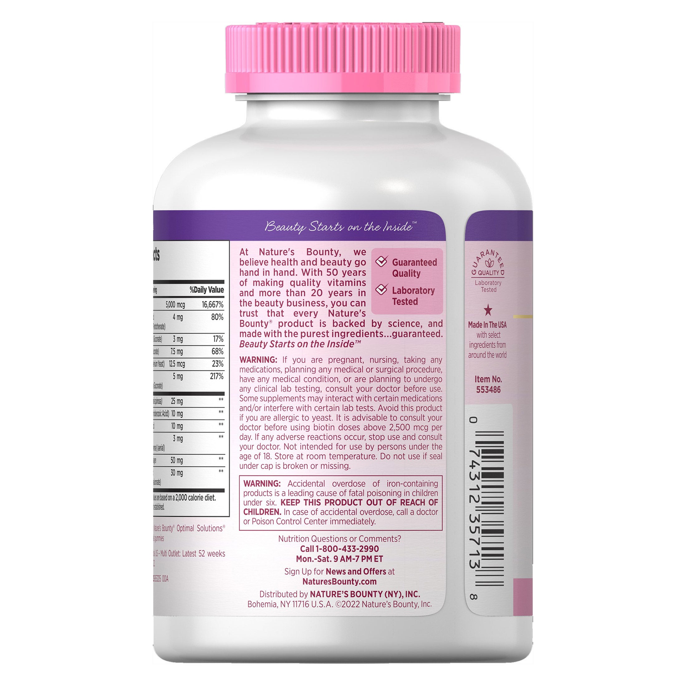 Nature's Bounty Hair, Skin and Nails, 250 Softgels 4 Nature's Bounty Hair, Skin and Nails, 250 Softgels - Image 4